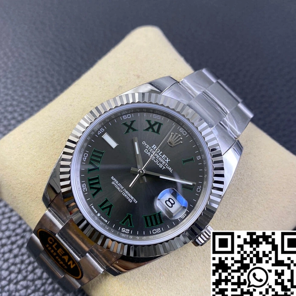 Grey Dial Factory Clean Rolex Datejust M126334-0021 0116